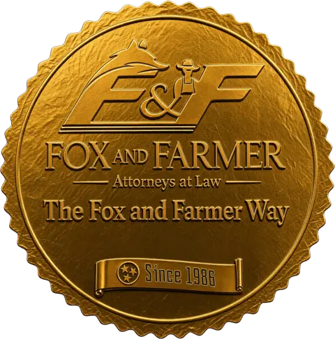 Fox and Farmer gold seal reading The Fox and Farmer Way, Less Fees Big Results, since 1986